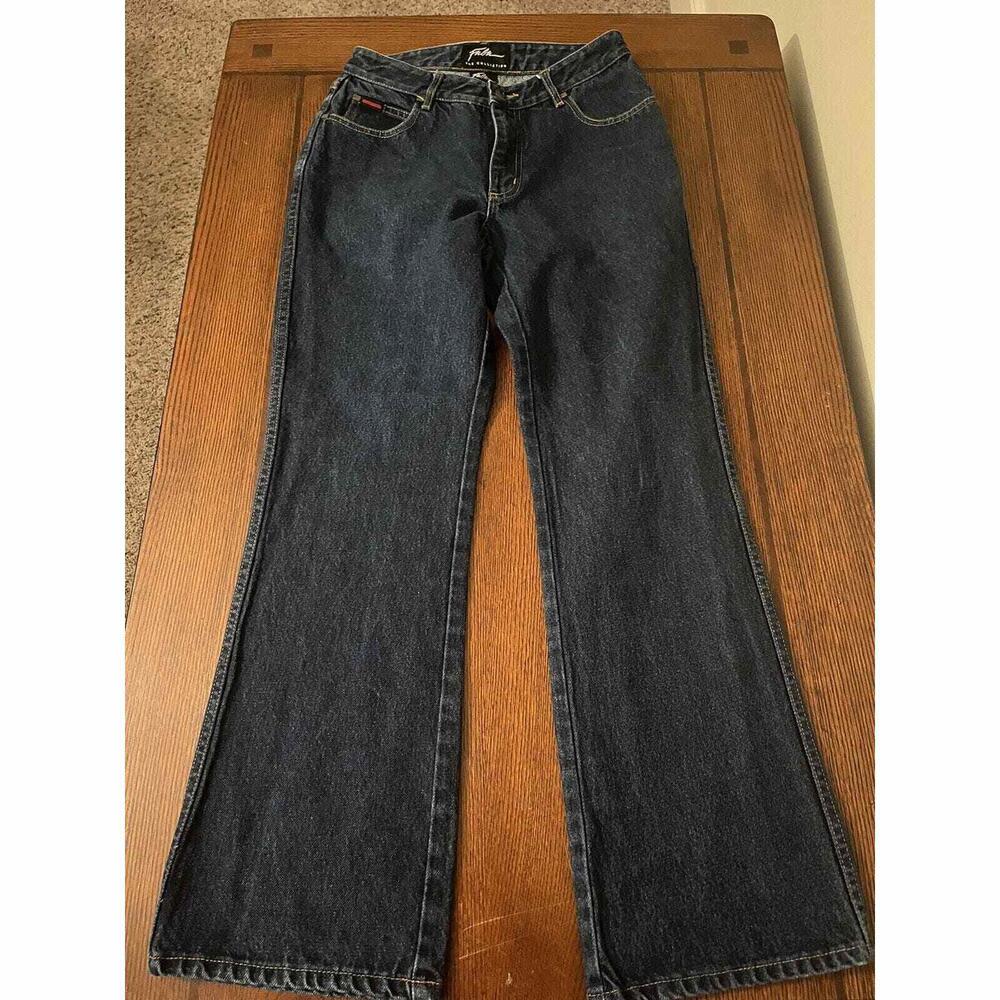 Fubu The Collection Jeans Women's Size 9/10 Blue Denim Loose Fit Baggy Vintage